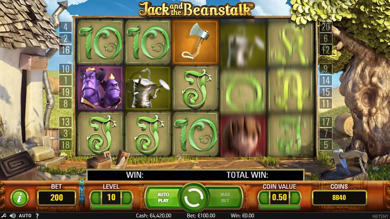 Jack And The Beanstalk slot demo