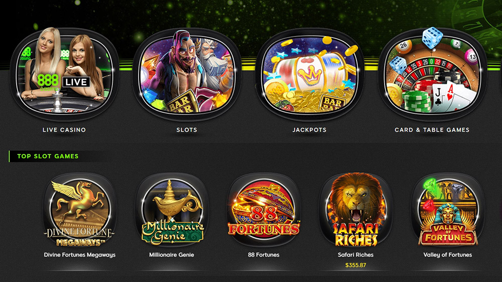 888 casino games