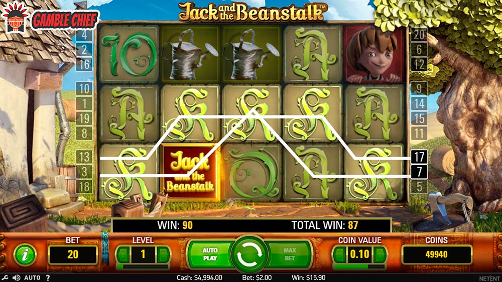 jack and the beanstalk slot