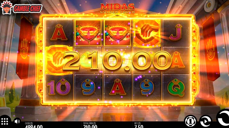 midas golden touch win