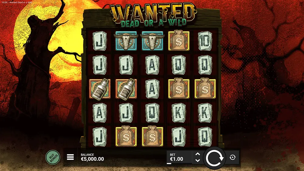 Wanted: Dead or a Wild slot demo