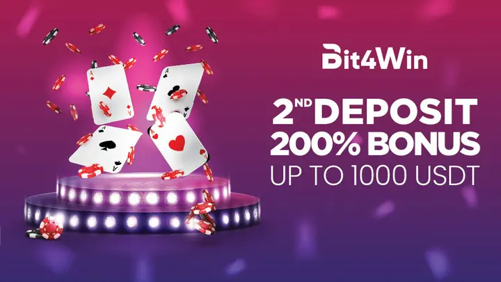 bit4win 2st deposit bonus