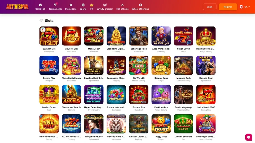 HitNSpin Slots