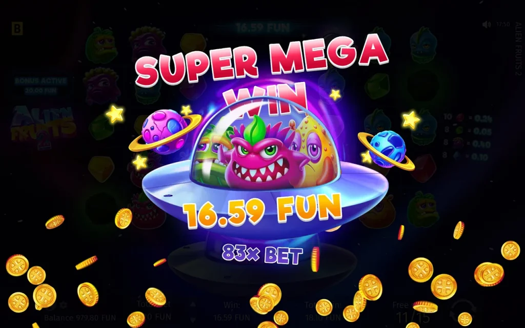 Alien Fruits 2 Mega Win