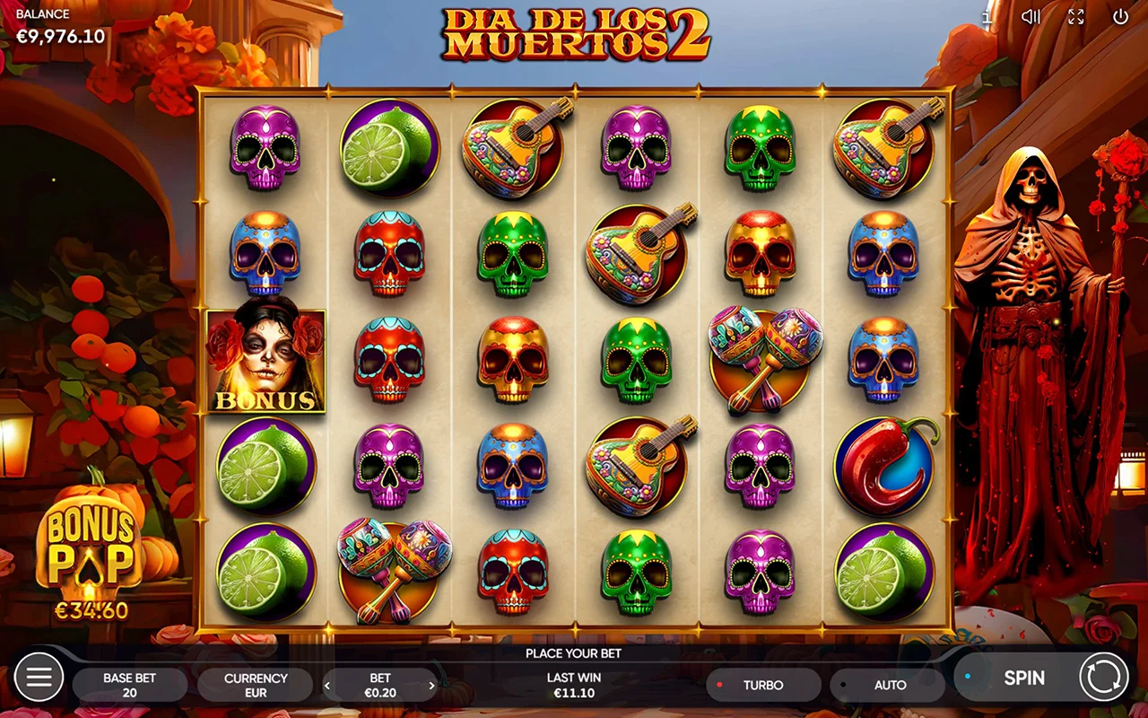 Dia de Los Muertos 2 slot demo