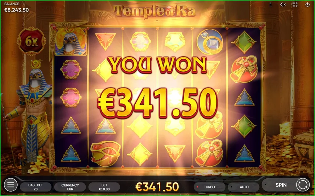 Temple of Ra Big Win