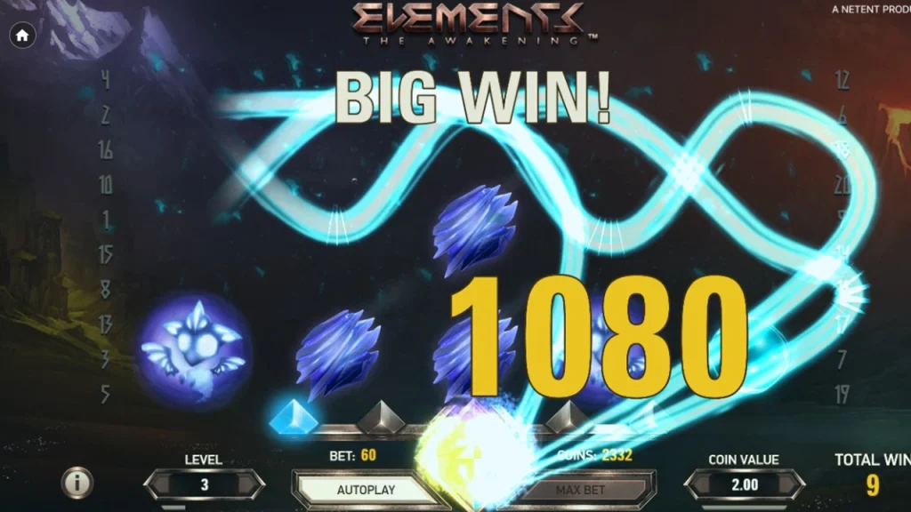 Elements: The Awakening Big Win