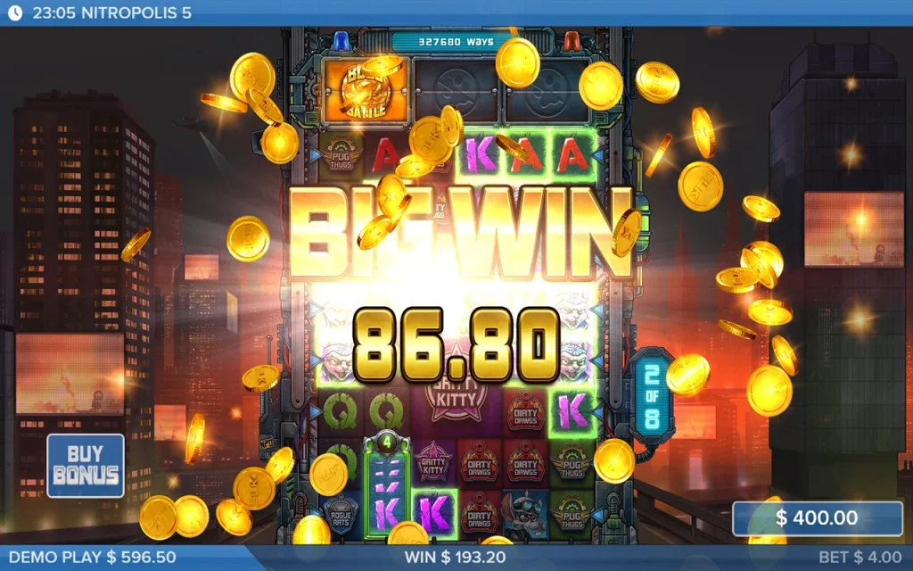 Nitropolis 5 Big Win