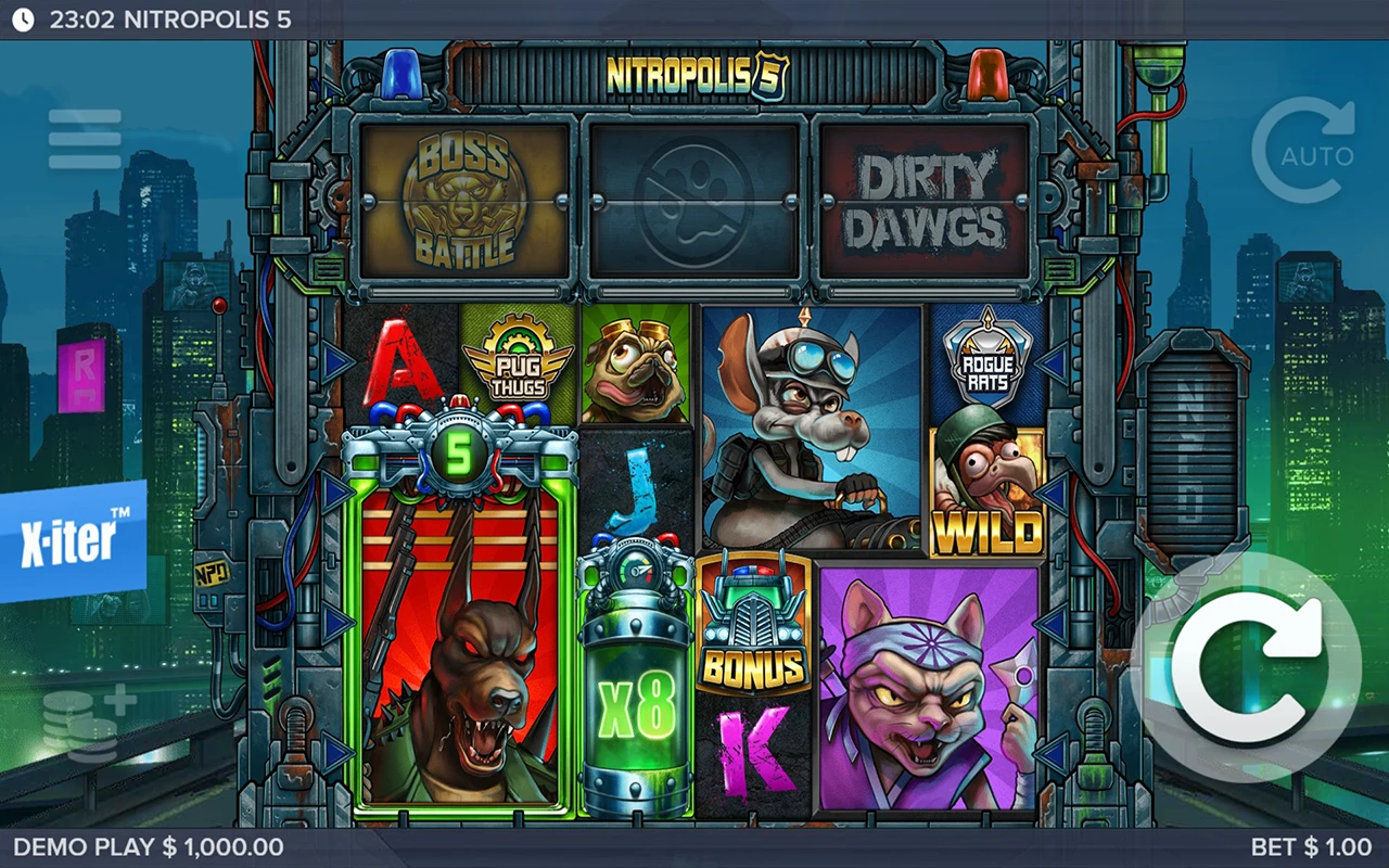 Nitropolis 5 slot demo