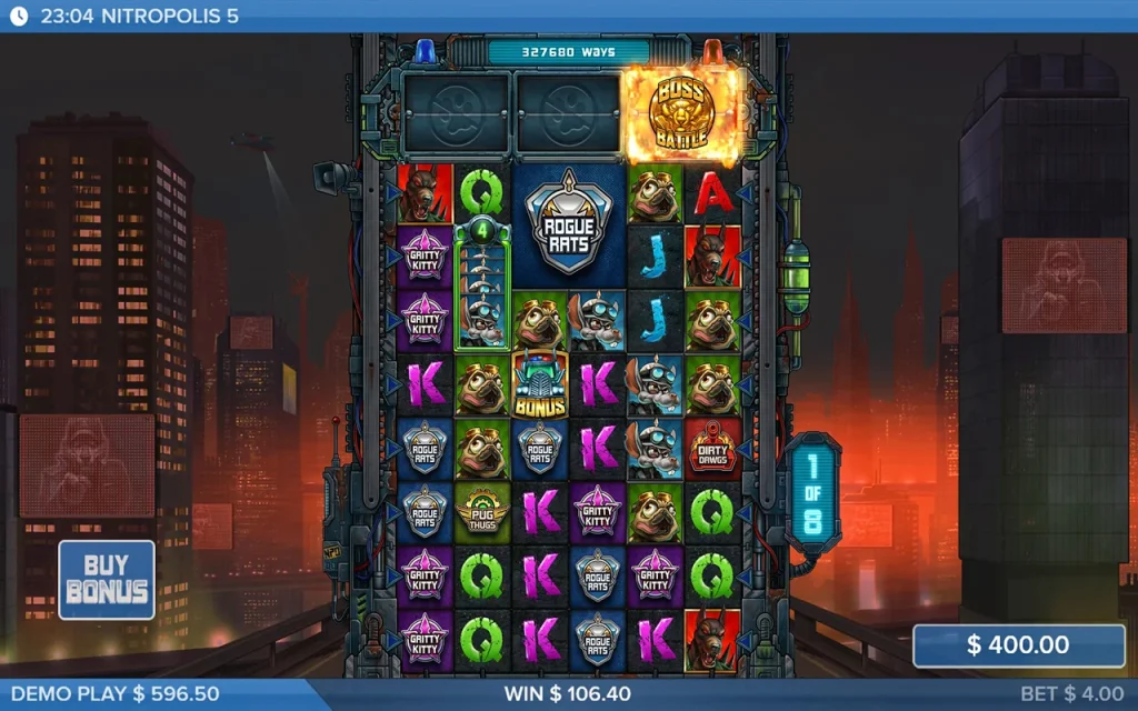 Nitropolis 5 Free Spins