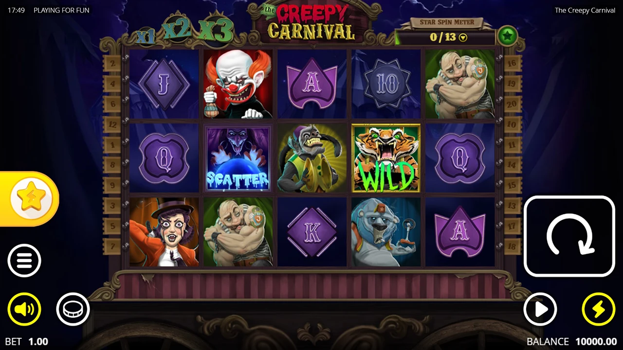 The Creepy Carnival slot demo