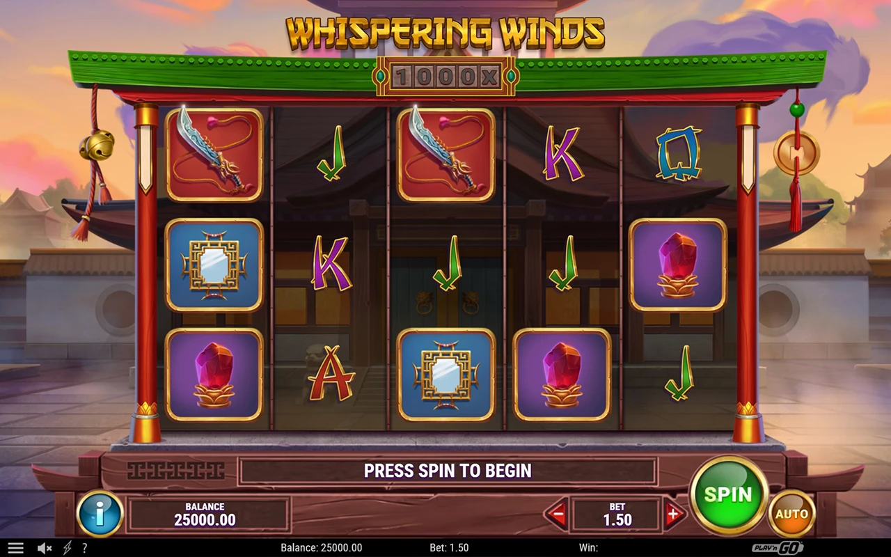 Whispering Winds slot demo