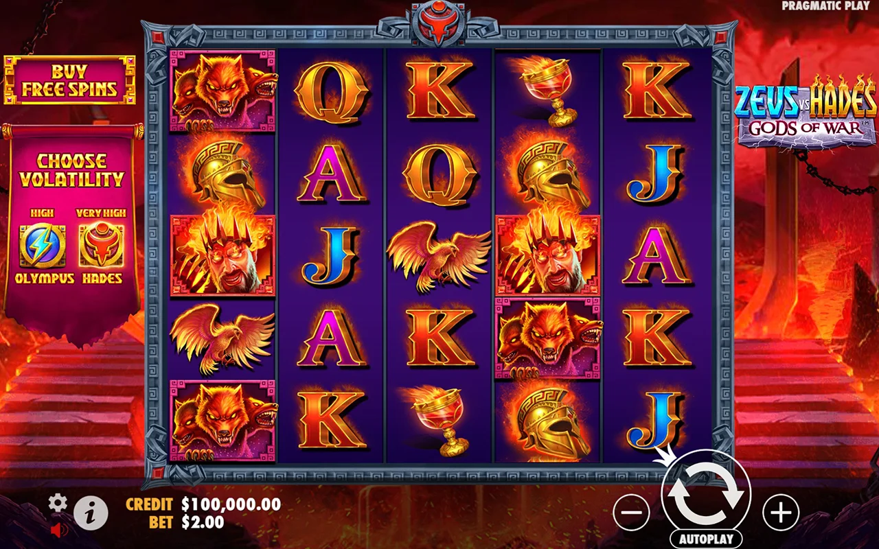 Zeus vs Hades: Gods of War slot demo