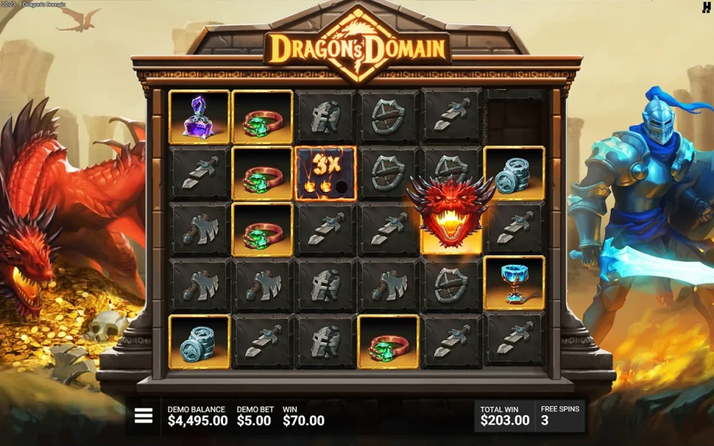 Dragon’s Domain Free Spins