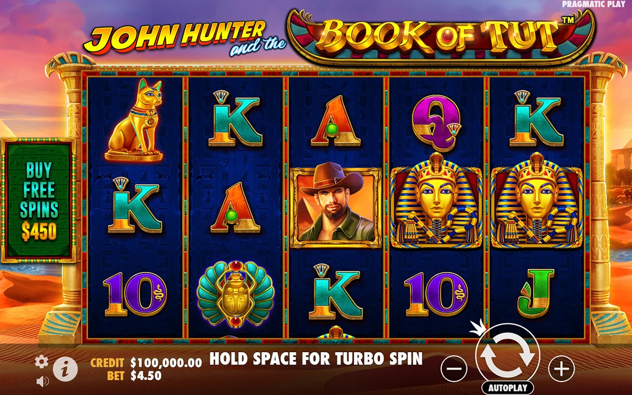 John Hunter and the Book of Tut slot demo