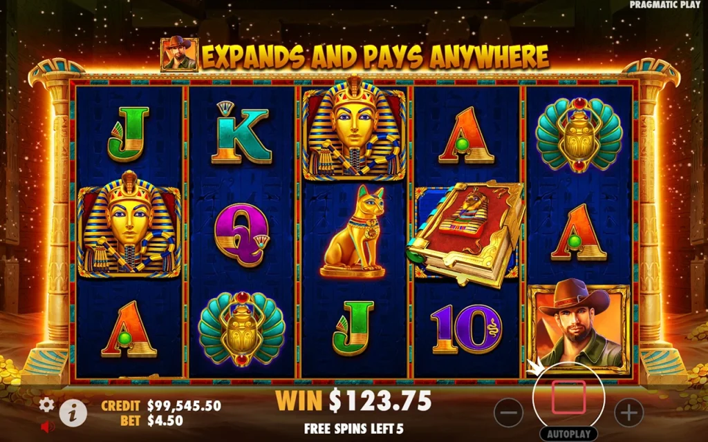 John Hunter and the Book of Tut Free Spins