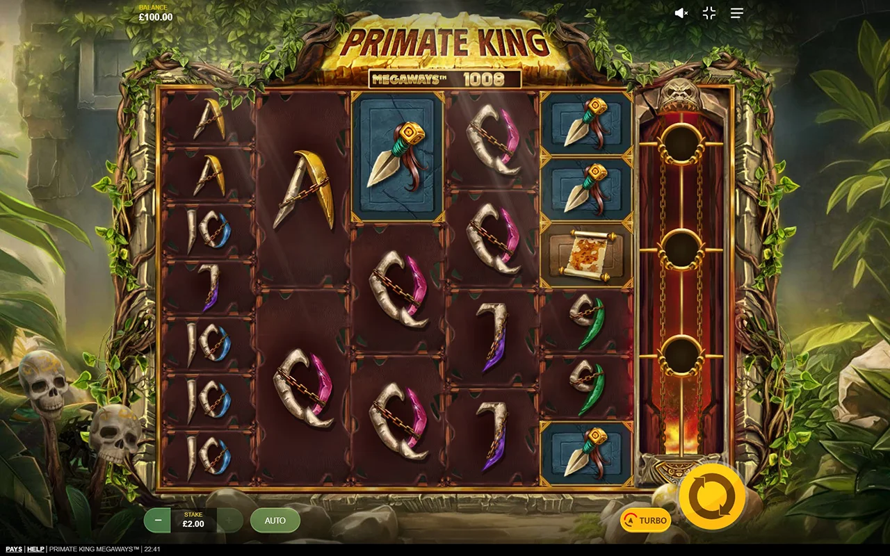 Primate King Megaways slot demo