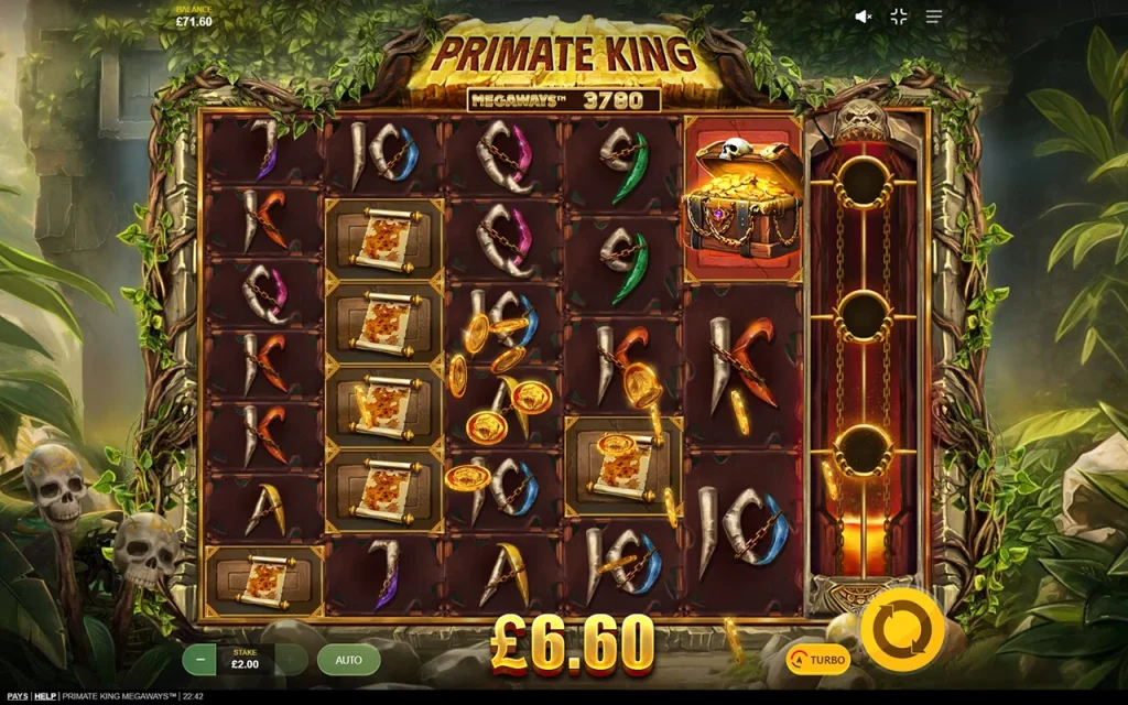 Primate King Megaways Win