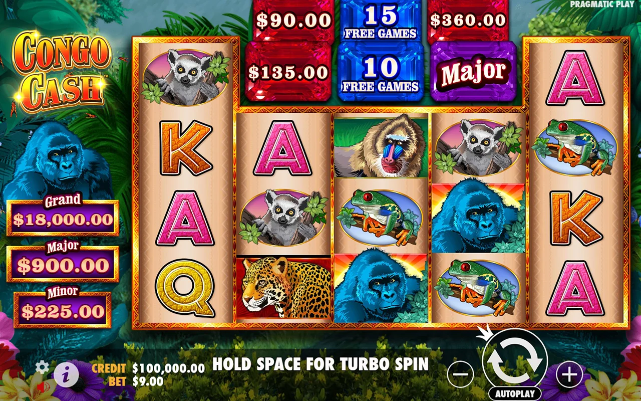 Congo Cash slot demo