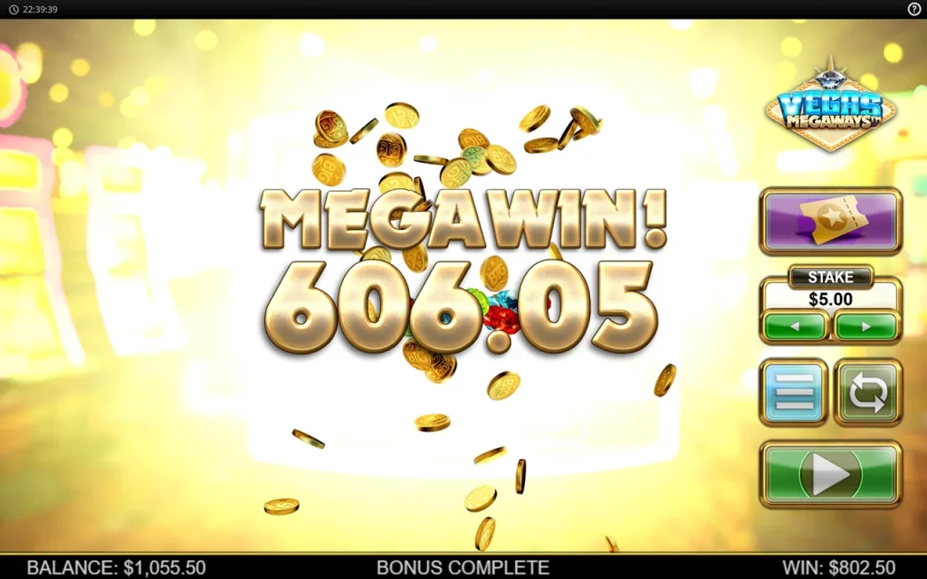 Vegas Megaways Mega Win