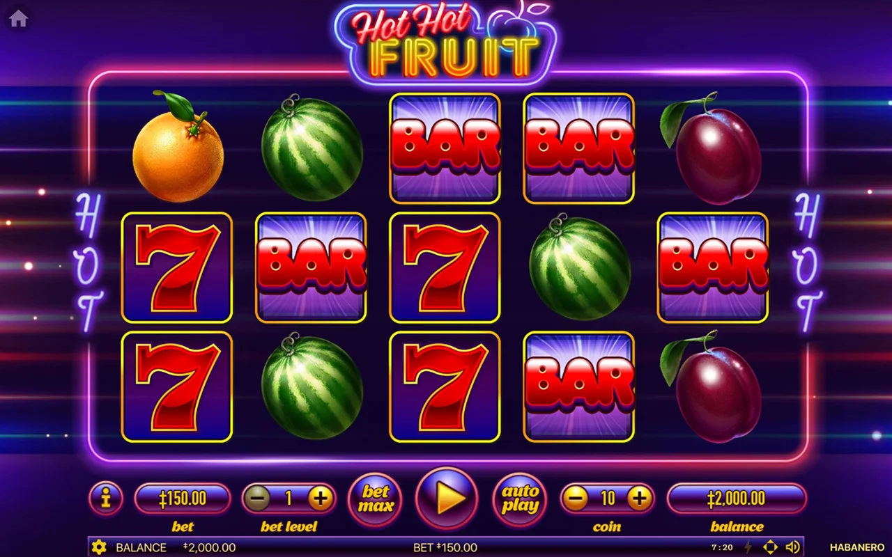 Hot Hot Fruit slot demo