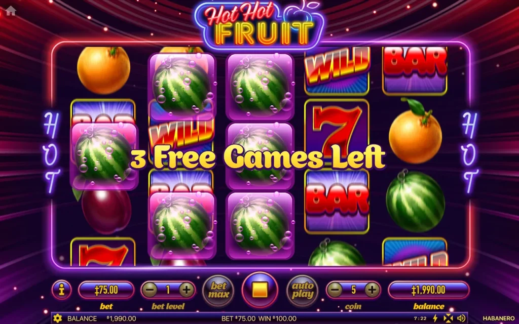 Hot Hot Fruit Free Spins