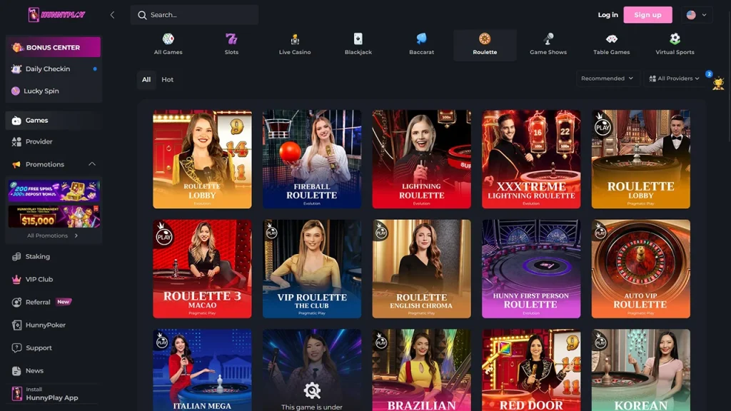 HunnyPlay Live Dealer HunnyPlay Live Dealer