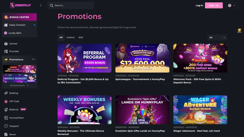 HunnyPlay Promotions HunnyPlay Promotions